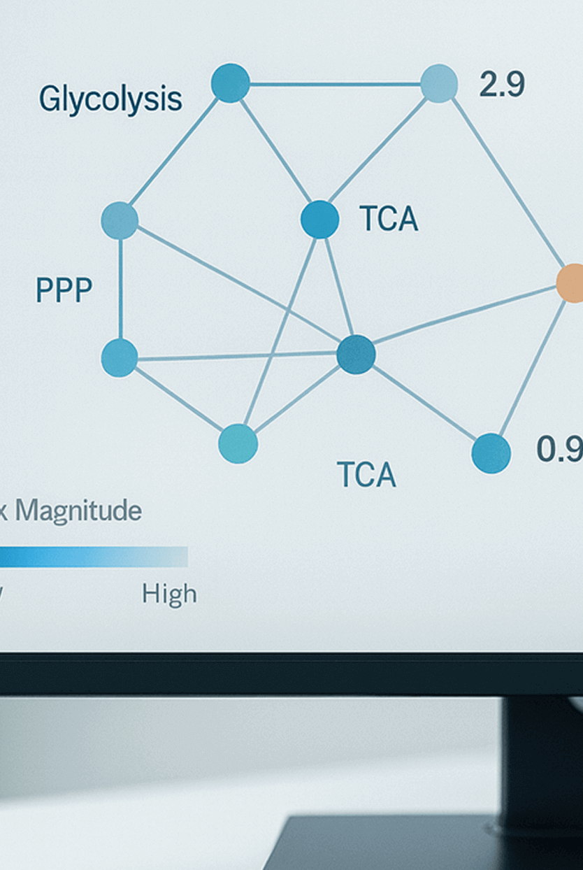 Combine time-resolved spent media analysis with metabolic models and process metadata to uncover metabolic bottlenecks, optimize media design, and significantly boost productivity through deep biochemical insights. 
